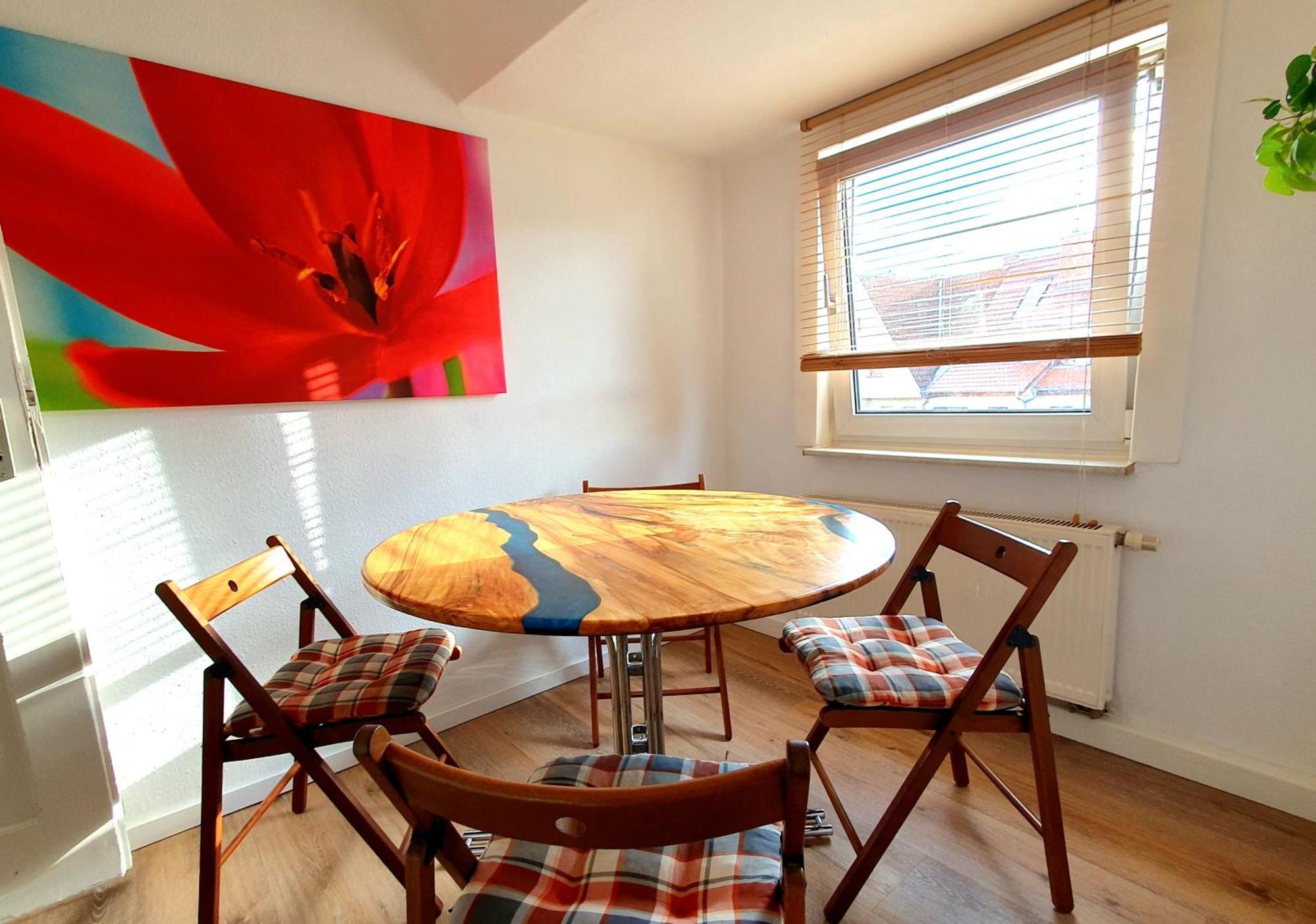 Apartment Am Suedpark Erfurt - Inkl Garten Mit Sitzlounge - Zentrumsnah Buitenkant foto