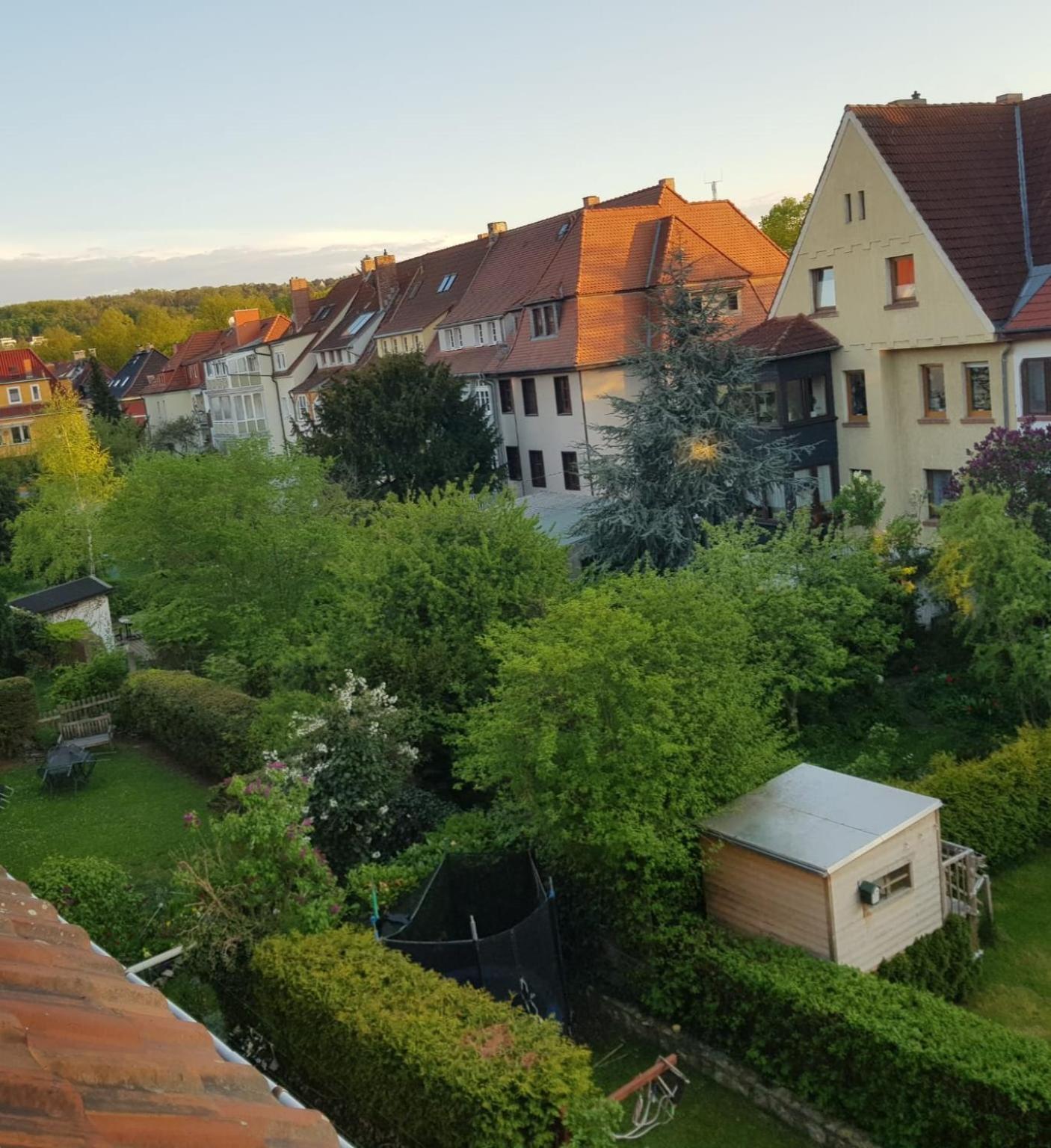 Apartment Am Suedpark Erfurt - Inkl Garten Mit Sitzlounge - Zentrumsnah Buitenkant foto